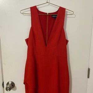 Red dress